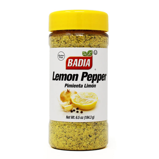 LEMON PEPPER/ PIMIENTA LIMON 184,30GRS BADIA