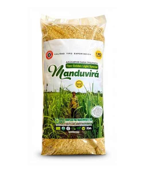 Azúcar Orgánica Manduvirá Golden Light Special 1 kg