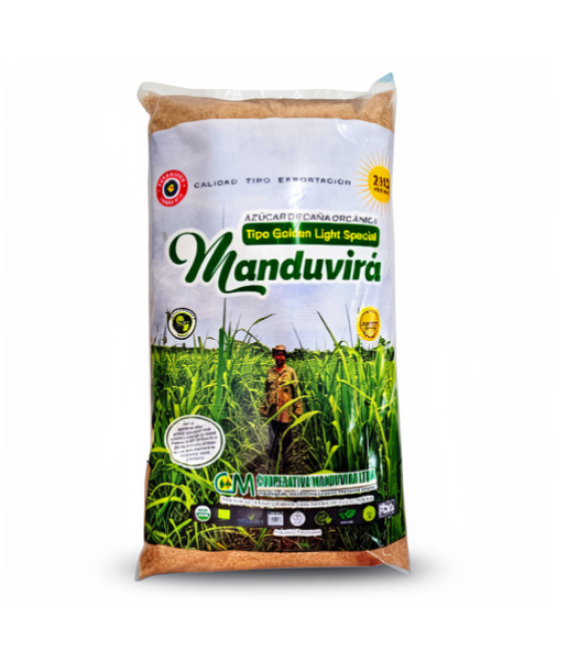 Azúcar Orgánica Manduvirá Golden Light Special 2 kg