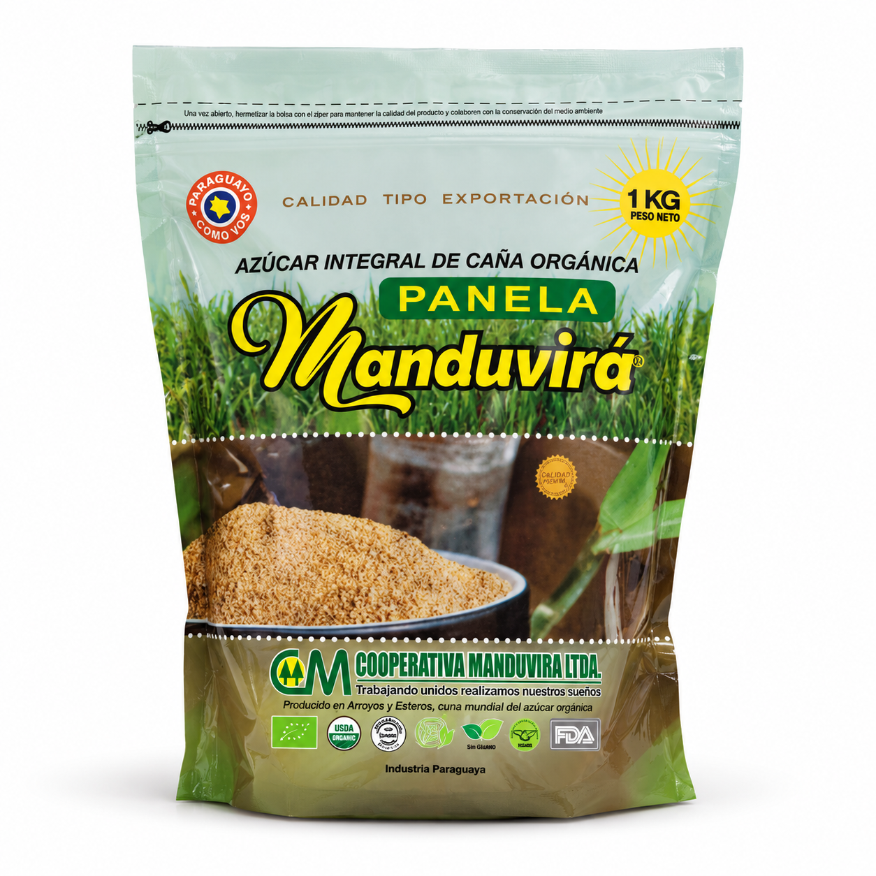 Azúcar Integral Orgánica Panela 1 kg