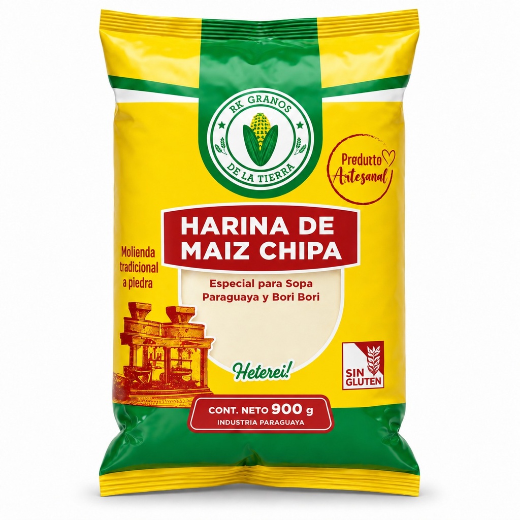 Harina de Maíz Chipa RK Granos de la Tierra 900 g