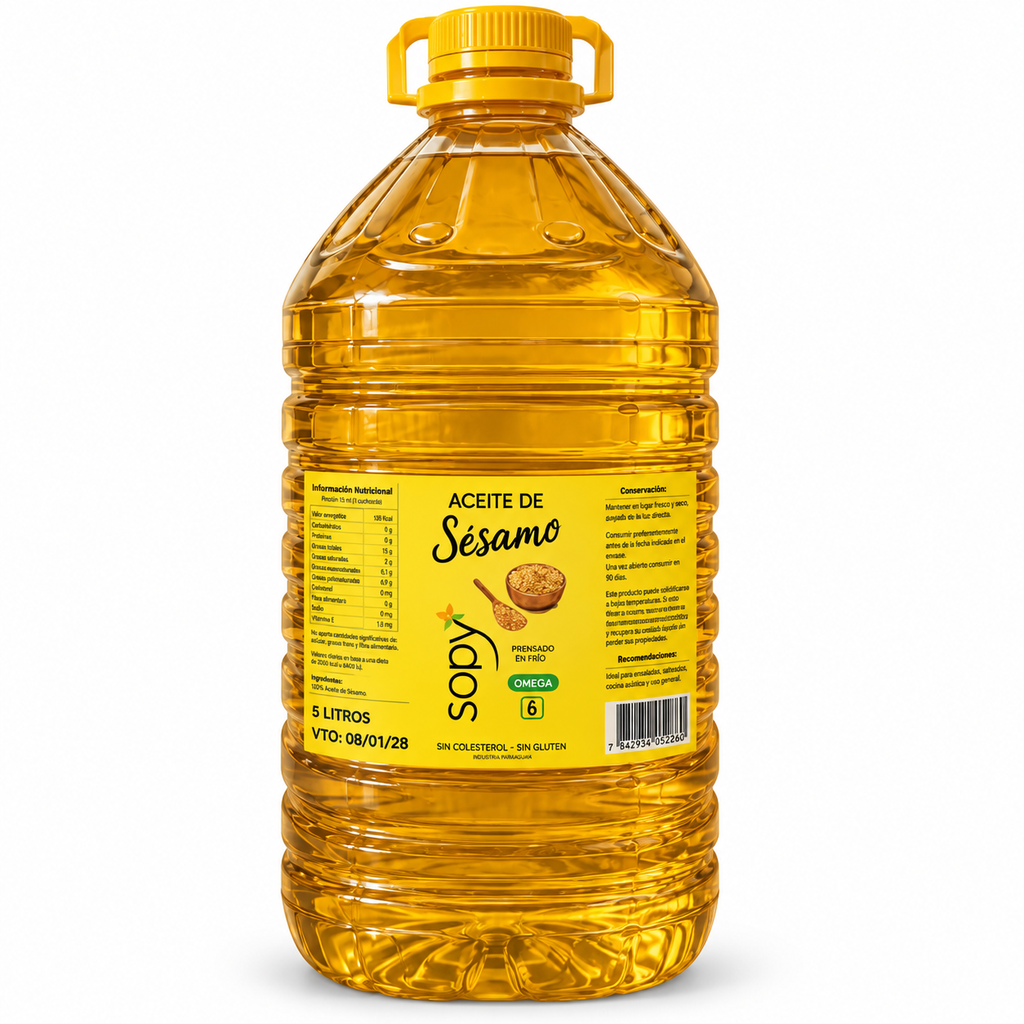 Aceite de Sésamo SOPY 5 L