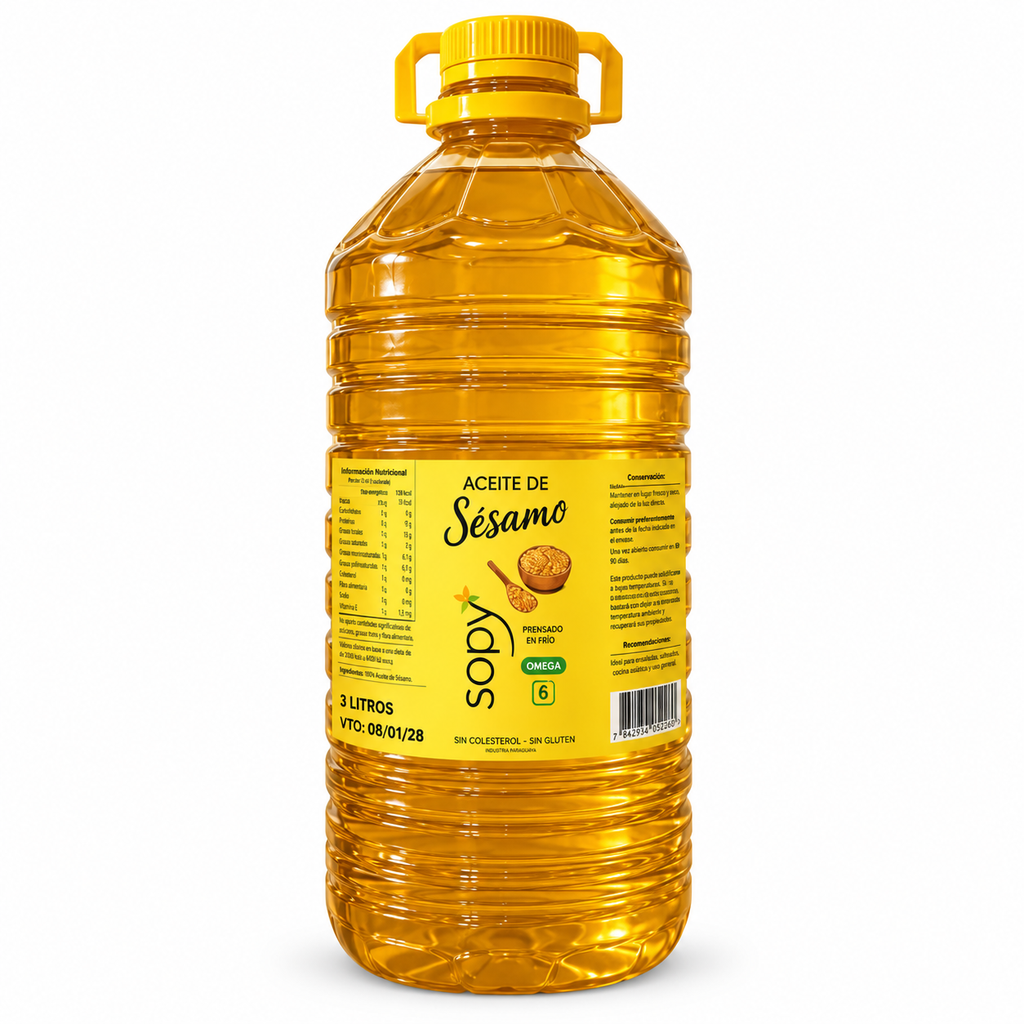 Aceite de Sésamo SOPY 3 L