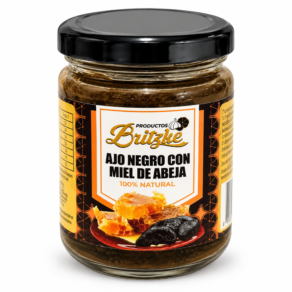Ajo Negro con Miel de Abeja Britzke 250 g
