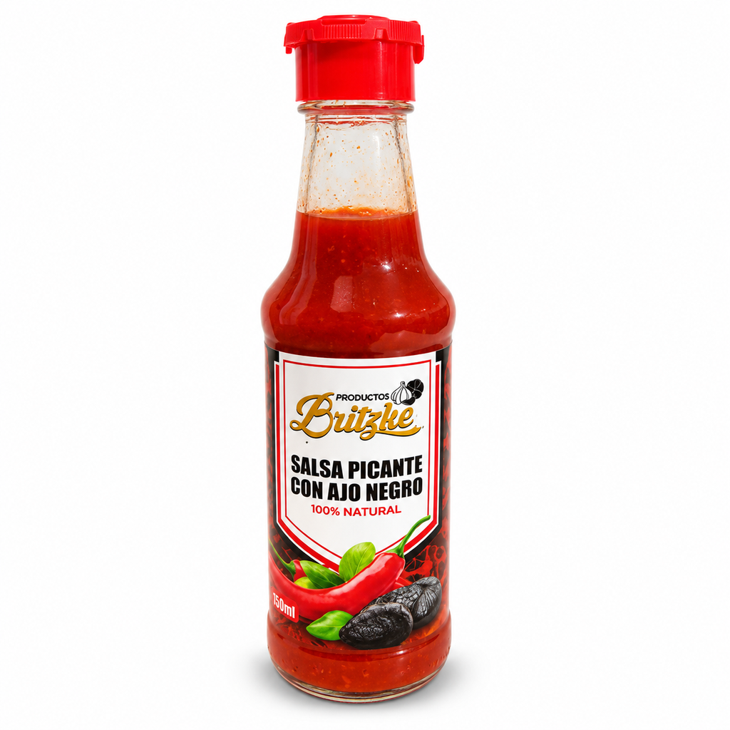 Salsa Picante con Ajo Negro Britzke 150 ml