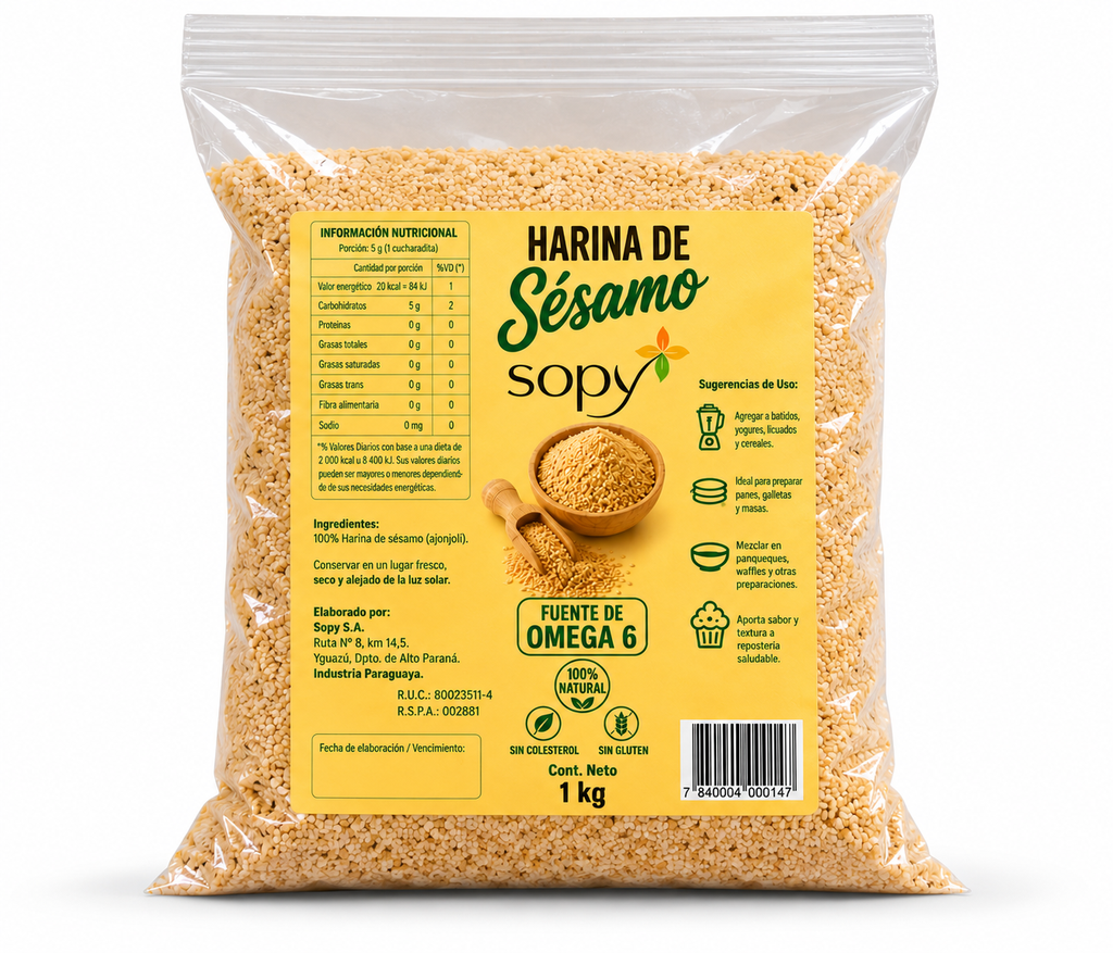 Harina de Sésamo SOPY 1 kg