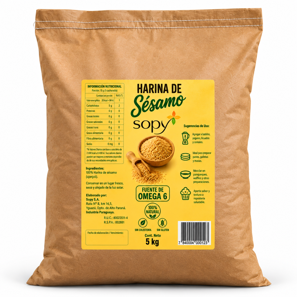 Harina de Sésamo SOPY 5 kg